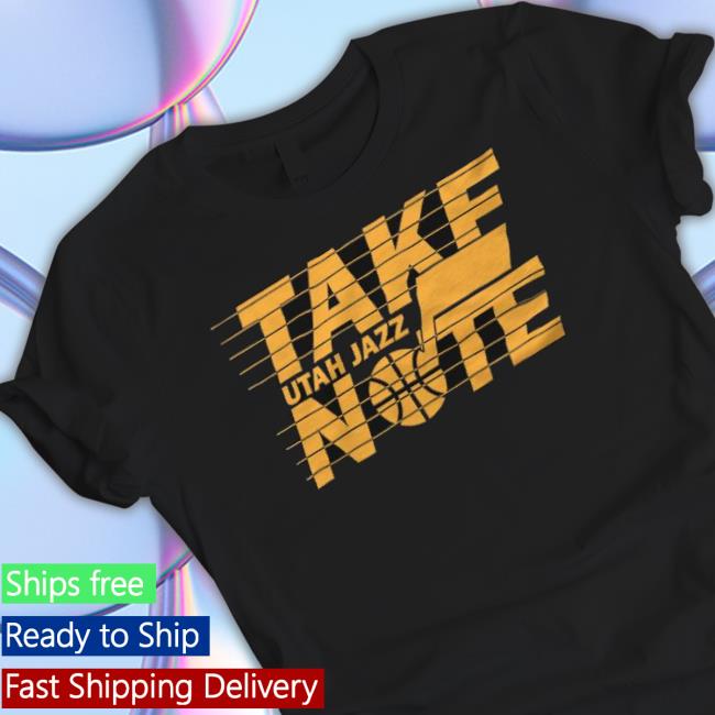 Utah Jazz Take Note Team Pride Shirt