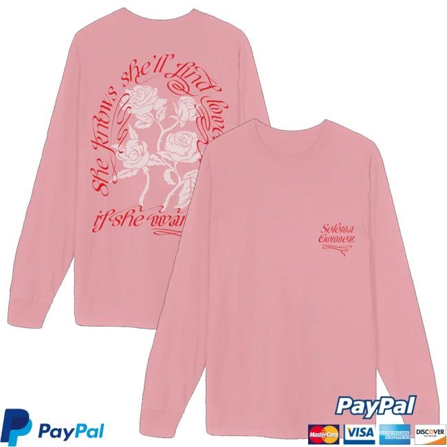 Selena Gomez Merch She'll Find Love Tank Top