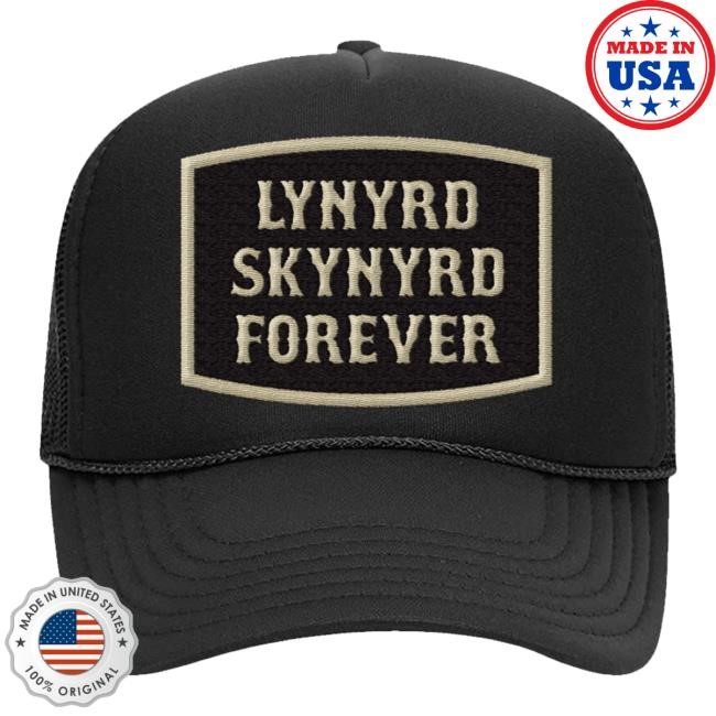 Lynyrd Skynyrd Official Merch Store Skynyrd Forever Black Cap