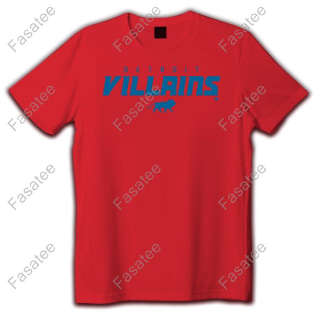 Detroit Lions Villain Tee Shirt