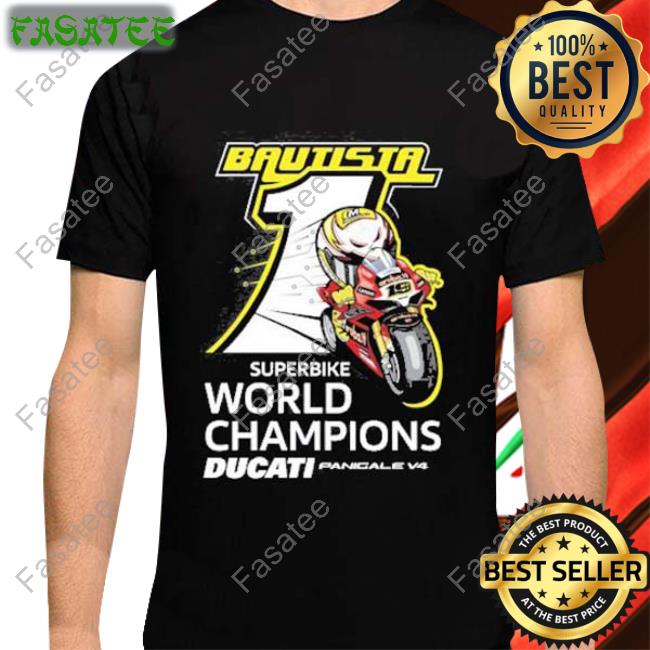 Alvaro Bautista WorldSBK Champion 2022 Crewneck Sweatshirt Ducati Panigale V4