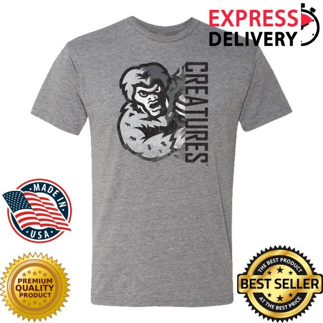 Rumbleponies Milb Store Brp Adult Gray Creatures T Shirts