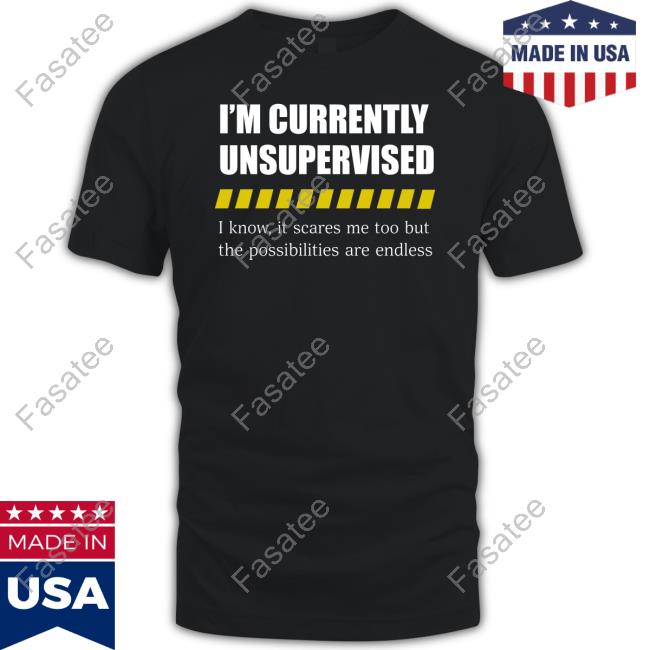 Colesweet I'm Currently Unsupervised I Know It Scares Me Too But The Possibilities Are Endless Shirts