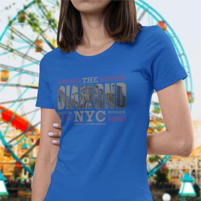 The Diamond Dustin Poirier Nyc Shirt Parishink Merch Black