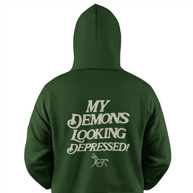 My Demons Looking Depressed Long Sleeve Tee