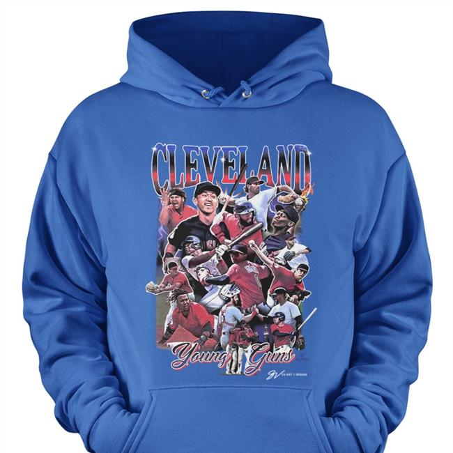 Gvartwork Apparel Cleveland Baseball Young Guns Shirt Black