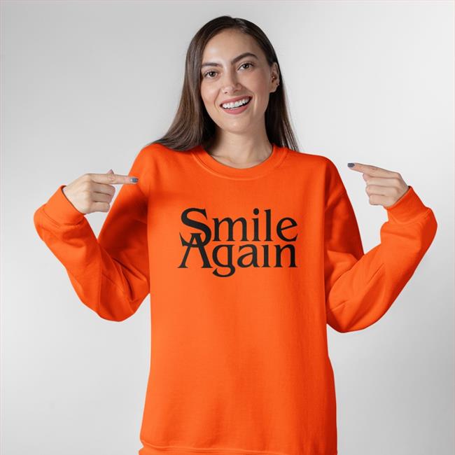 Mejealously Smile Again Shirt Sport Grey
