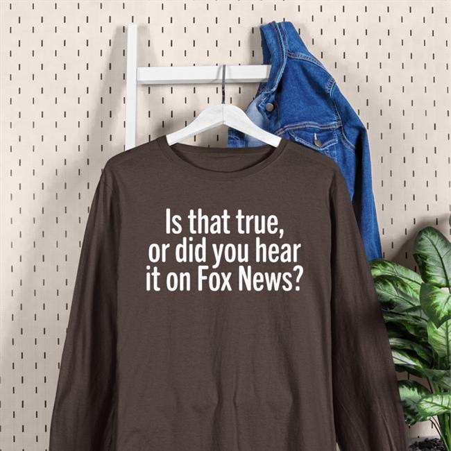 Magnum Farce Is That True Or Did You Hear It On Fox News Shirt Speck
