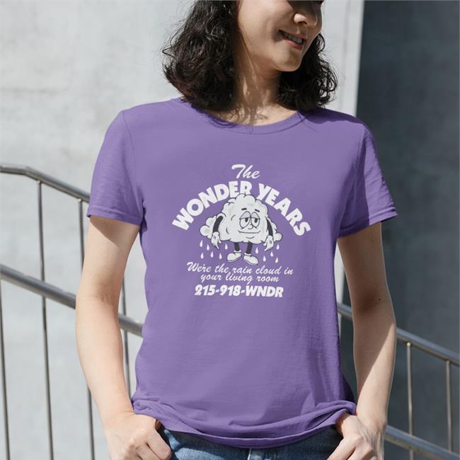 Thewonderyears The Wonder Years Were The Rain Cloud In Your Living Room 215 918 Wndr Navy Shirt
