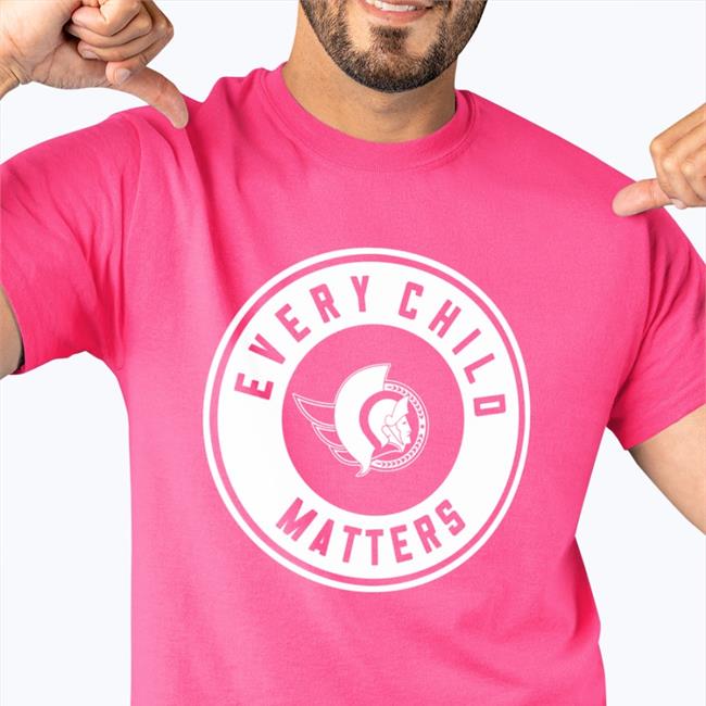 Claire Hanna Tkachuk Every Child Matters Shirt Tee Shirt Ottawa Senators
