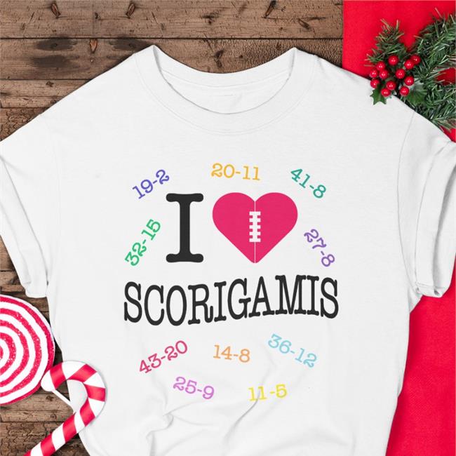 I Love Scorigamis Shirt Barstool Sports Store