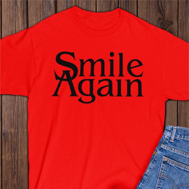 Smile Again Shirt Mejealously Sport Grey