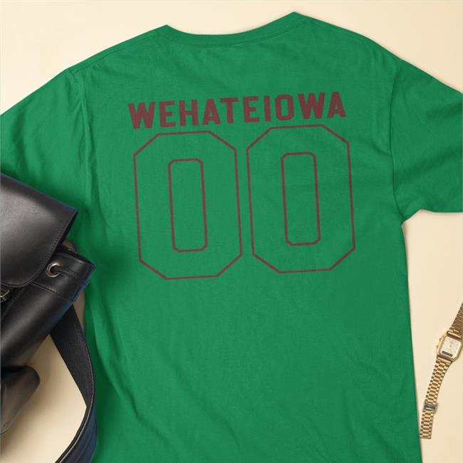 Who Hates Iowa Wehateiowa 00 Gold Shirt