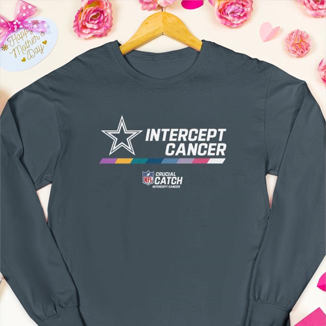 Nfl Intercept Cancer Cowboys Sweatshirt