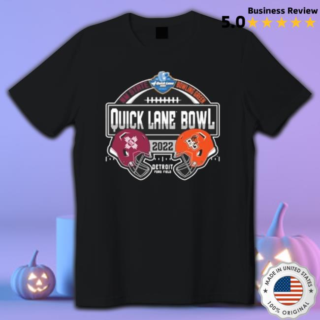 Mn State Vs Bowling Green Quick Lane Bowl 2022 Detroit Tee Shirt