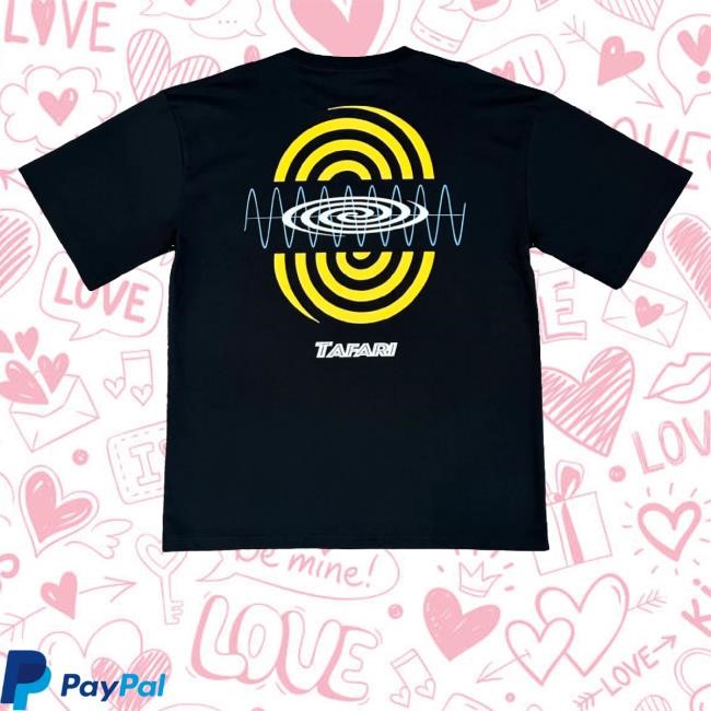 Tafari World Merch Frequency Tee Shirt Black Tafari World Merch Frequency T-Shirt, Hoodie, Tank Top, Sweater And Long Sleeve T-Shirt Black