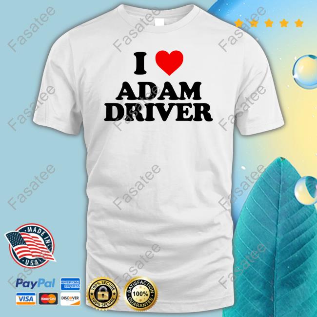 Cherrykitten I Love Adam Driver Hoodied Sweatshirt