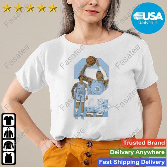 Caleb Love North Carolina Tar Heels Basketball Signature Tee