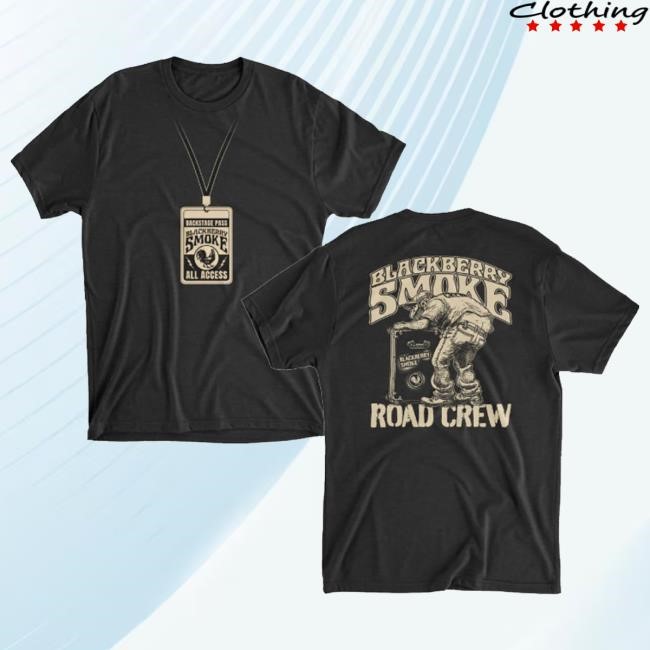 Blackberry Smoke Merch Road Crew Appreciation Tee Shirt Blackberry Smoke Merch Road Crew Appreciation Long Sleeve Shirt