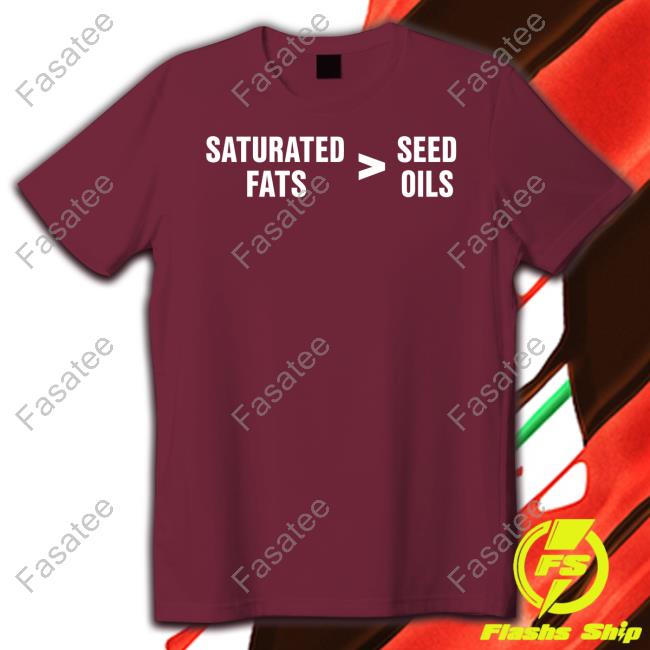Thebestpoliticalshirts Merch Saturated Fats Vs Seed Oils Crewneck Sweatshirt