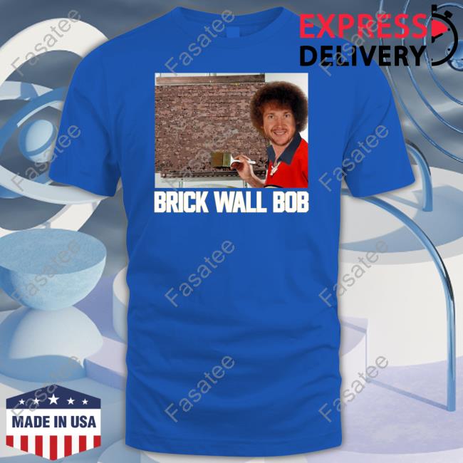 Spittin' Chiclets Brick Wall Bob Painting Shirt