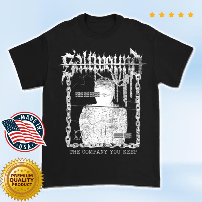 Original Downright Merch Store Saltwound - Scream & Shiver Long Sleeve Tee- Black On White (Pre-Order) Downrightmerch Shop
