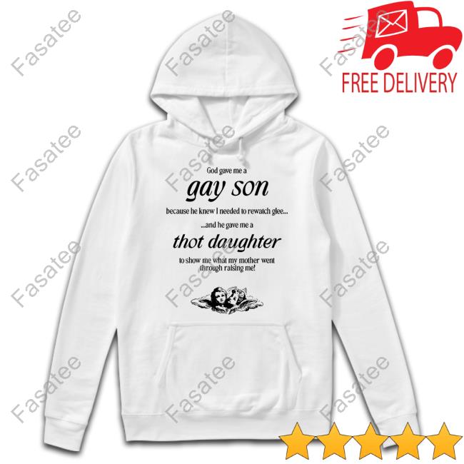 Buggirl200 Merch Gifts From God God Gave Me A Gay Son T-Shirt