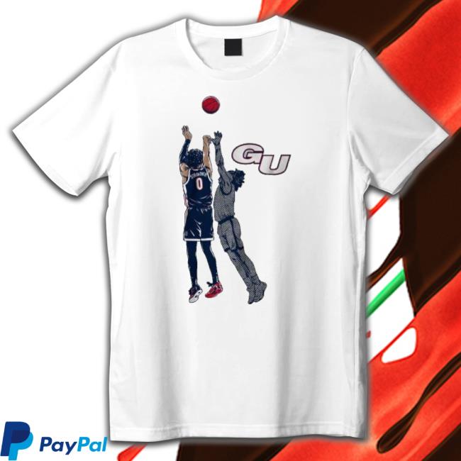 Gonzaga Basketball Julian Strawther The Shot shirt