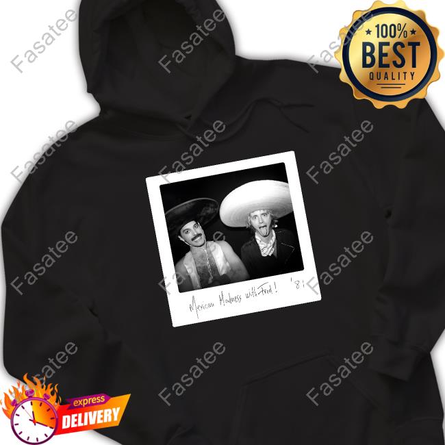 Freddie Mercury Mexican Madness With Fred Two Amigos Tee