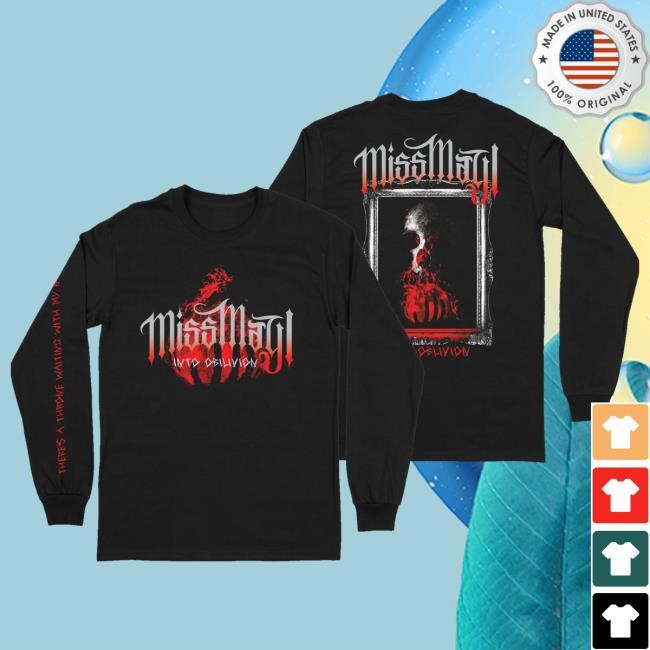 Miss Maya Music Merch Into Oblivion Long Sleeve Crewneck Sweatshirt