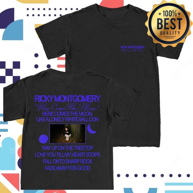Ricky Montgomery Merch Store Here Comes The Moon Hoodie