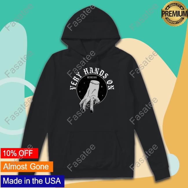 Her Universe Merch Wednesday The Thing Very Hands On Hooded Sweatshirt The Popinsider