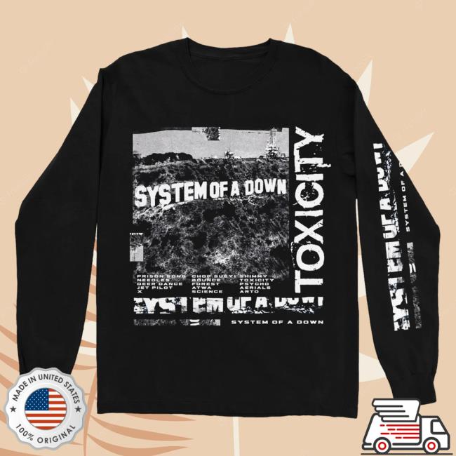 Official System Of A Down Clothing Merch Store Shop System Of A Down Toxicity Xerox Long Sleeve Tshirt SystemOfADown