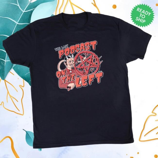 Official Last Podcast Merch Devil Crewneck Sweatshirt