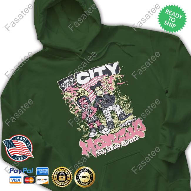 My Bloody America City Hoodie City Morgue Merch Store My Bloody America City Tee Shirt