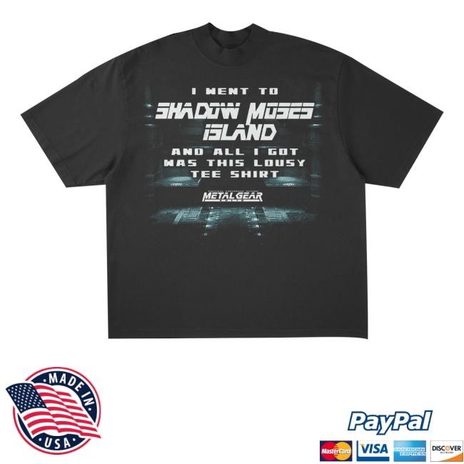 Metal Gear Solid Shadow Moses Vacation Shirts Prestige Supply Merch Shop Store Official Metal Gear Solid Shadow Moses Vacation Hoodie Sweatshirt