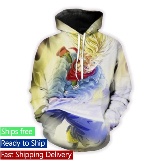 Super Saiyan Trunks Sword Dragon Ball Super Trunks Clothing 3D Sweater Impressive Gift