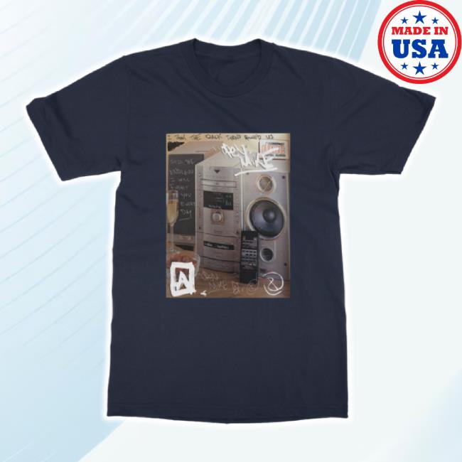 Trending Engine Merch Store Open Mike Eagle Stereo Unit Sweater - Navy Merchengine Shop