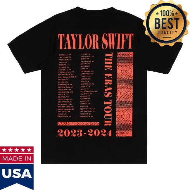 Taylor Swift The Eras Tour Reputation Live Photo Tee