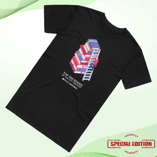 Abc Merch Top 100 Books Ladder Black Long Sleeve Shirt