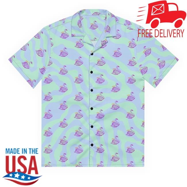 Swahnz Whimsical Waves Hawaiian T Shirts