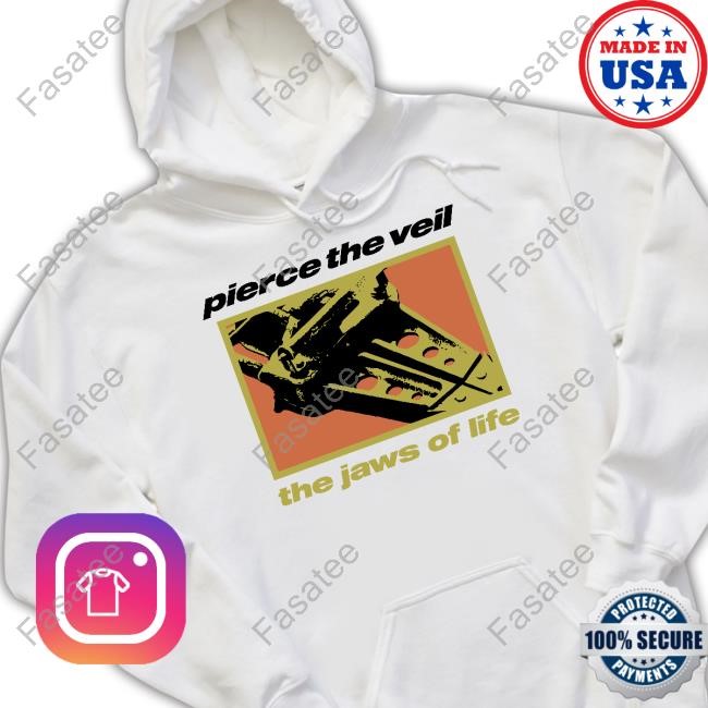 Pierce The Veil Store The Jaws Of Life Hooded Sweatshirt Pierce The Veil The Jaws Of Life Tee Shirt