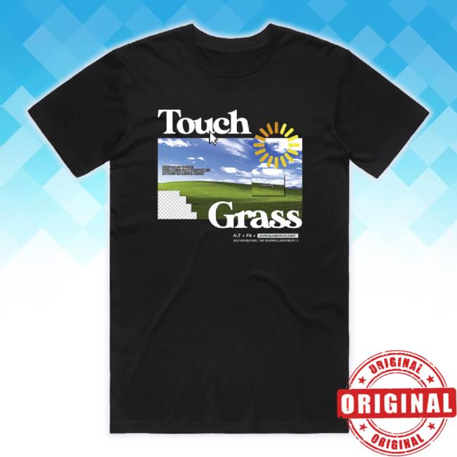 Trending Dotexe Merch Store Twitchcon Touch Grass Black Hoodie Sweatshirt