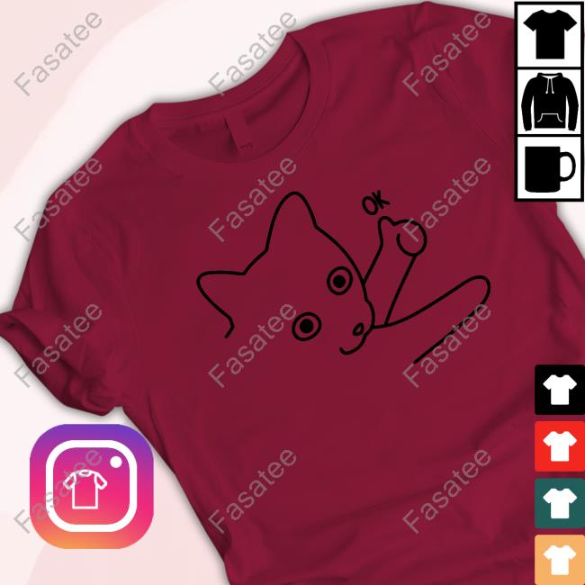 Meowdy Partner Store Okie Dokie Cat Long Sleeve T Shirt Meowdy Partner Store Okie Dokie Cat Shirt