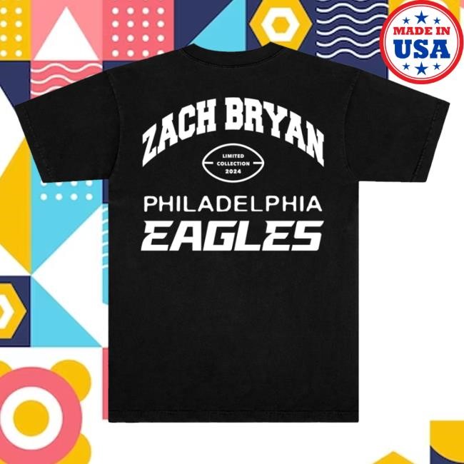 Trending Zachbryan Shop Merch Zach Bryan X Eagles Tee Black Hoodie