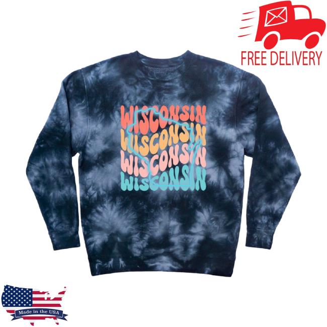 Original Tay Hagemann Neon Wisco Tie Dye Shirts
