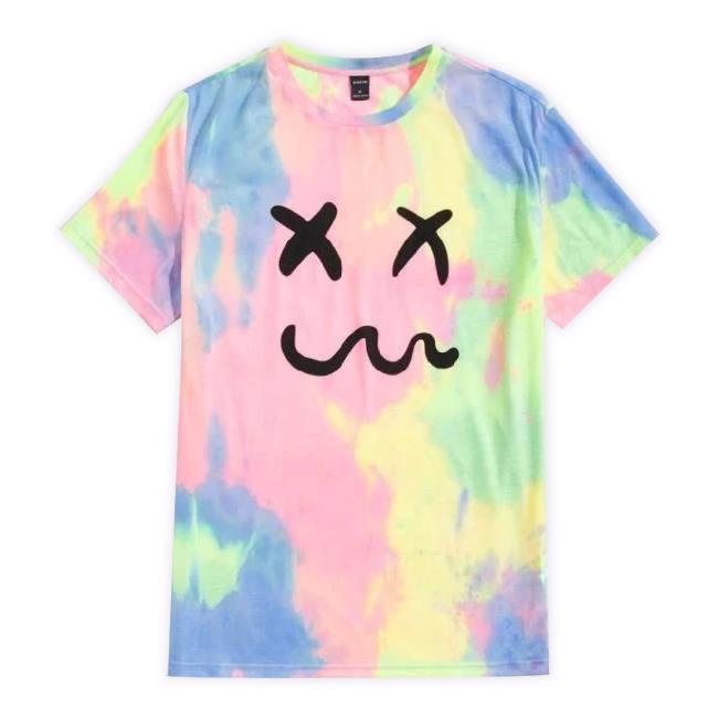 Official Manfinity Tops De Dibujos Animados Tie-Dye Vacación TankTop
