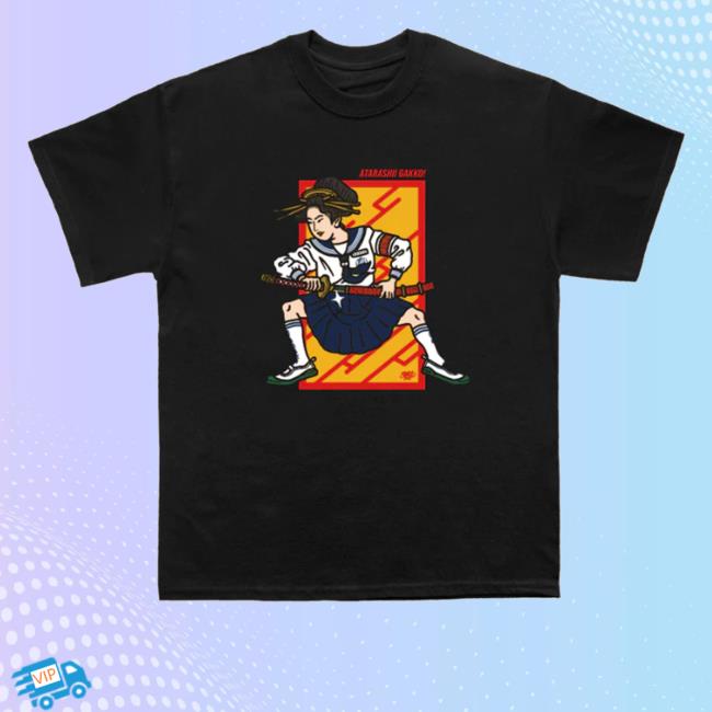 Atarashii Gakko Black Samurai Hoodied Sweatshirt