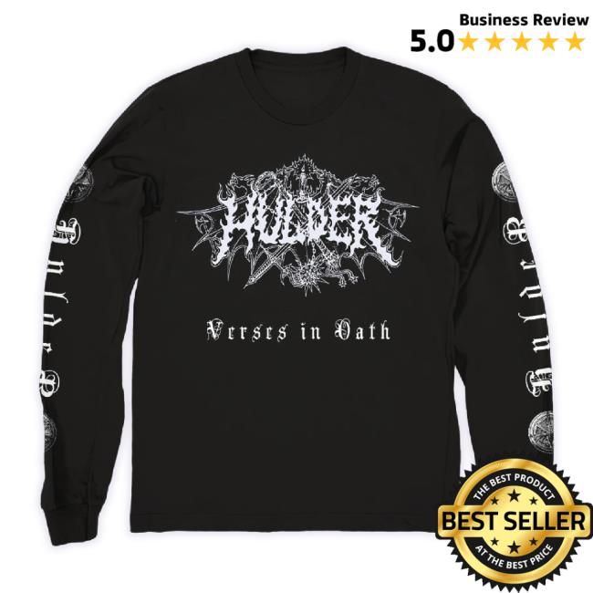 Official Evilgreed Merch Store Hulder "Verses In Oath" Sweatshirt Evilgreed Shop