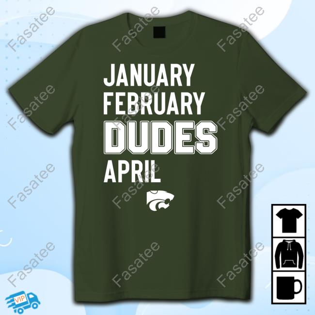 Coach Jareem Dowling Wearing January February Dudes April Tee Shirt